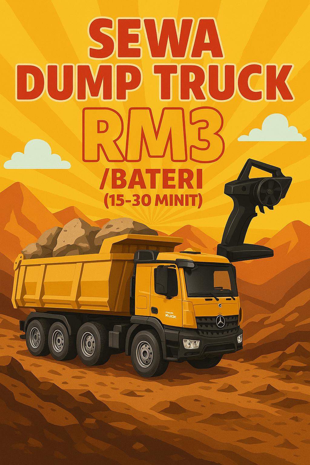 Promosi Trak Sampah Jauh Kanak-kanak